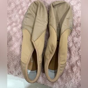 Bloch Women's Beige Slip-On Jazz Dance Slip-on Shoes